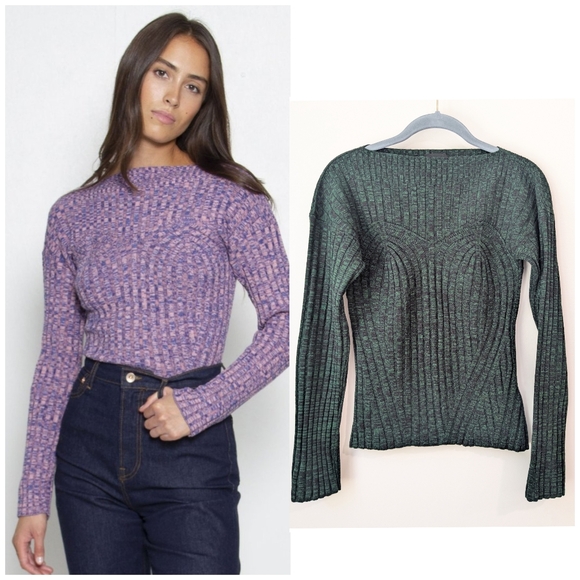 NEW Rachel Comey Zenu Top In Green - Picture 1 of 8